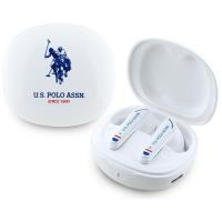 US Polo Assn DH Logo - Słuchawki TWS + etui ładujące (biały) US Polo Assn DH Logo - Słuchawki TWS + etui ładujące (biały)