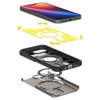 Spigen Tough Armor Mag MagSafe - Etui do iPhone 16e (Gunmetal)
