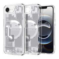 Spigen Ultra Hybrid Mag MagSafe - Etui do iPhone 16e (Zero One White) Spigen Ultra Hybrid Mag MagSafe - Etui do iPhone 16e (Zero One White)