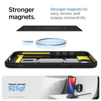 Spigen Rugged Armor Mag MagSafe - Etui do iPhone 16e (Matte Black)