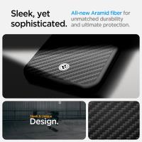 Spigen Enzo Aramid Mag MagSafe - Etui do iPhone 16e (Czarny)
