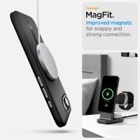 Spigen Enzo Aramid Mag MagSafe - Etui do iPhone 16e (Czarny)