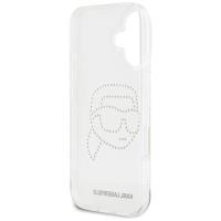 Karl Lagerfeld IML Rhinestones Karl Head - Etui do iPhone 16 (przezroczysty)