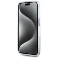 Karl Lagerfeld IML Metal Karl Head MagSafe - Etui do iPhone 15 Pro Max (biały)