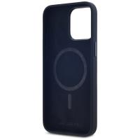 Karl Lagerfeld Silicone Shadow Metal Initial MagSafe - Etui do iPhone 15 Pro Max (czarny)