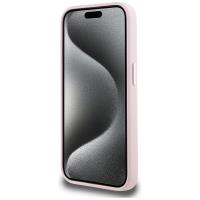 Karl Lagerfeld Silicone Shadow Metal Initial MagSafe - Etui do iPhone 15 Pro Max (różowy)