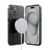 Crong Clear MAG Pro - Etui iPhone 15 MagSafe (czarny) Crong Clear MAG Pro - Etui iPhone 15 MagSafe (czarny)