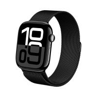 Crong Milano Steel - Pasek ze stali nierdzewnej do Apple Watch 38/40/41/42 mm (czarny) Crong Milano Steel - Pasek ze stali nierdzewnej do Apple Watch 38/40/41/42 mm (czarny)