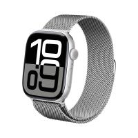 Crong Milano Steel - Pasek ze stali nierdzewnej do Apple Watch 38/40/41/42 mm (srebrny) Crong Milano Steel - Pasek ze stali nierdzewnej do Apple Watch 38/40/41/42 mm (srebrny)