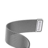 Crong Milano Steel - Pasek ze stali nierdzewnej do Apple Watch 44/45/46/49 mm (srebrny)