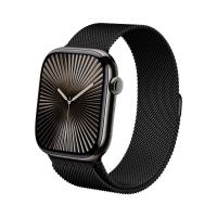 Crong Milano Steel - Pasek ze stali nierdzewnej do Apple Watch 44/45/46/49 mm (czarny) Crong Milano Steel - Pasek ze stali nierdzewnej do Apple Watch 44/45/46/49 mm (czarny)