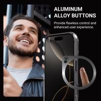 Crong Clear MAG Pro - Etui iPhone 16 Pro MagSafe (czarny)