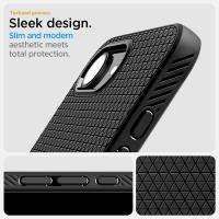 Spigen Liquid Air Mag MagSafe - Etui do iPhone 16e (Matte Black)