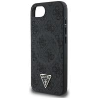 Guess 4G Ring Triangle Logo MagSafe - Etui do iPhone 16e (czarny)
