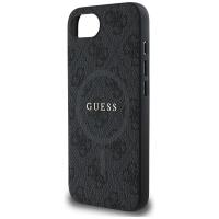 Guess 4G Ring Classic Logo MagSafe - Etui do iPhone 16e (czarny)