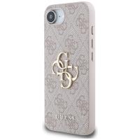 Guess 4G Big Logo - Etui do iPhone 16e (różowy)