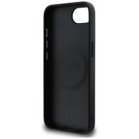 Guess 4G Circle Classic Logo MagSafe - Etui do iPhone 16e (czarny)