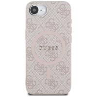 Guess 4G Ring Classic Logo MagSafe - Etui do iPhone 16e (różowy)
