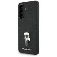 Karl Lagerfeld Fixed Glitter Ikonik Logo Metal Pin - Etui do Samsung Galaxy A56 5G (czarny) Karl Lagerfeld Fixed Glitter Ikonik Logo Metal Pin - Etui do Samsung Galaxy A56 5G (czarny)