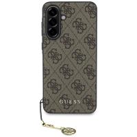 Guess 4G Charms Collection - Etui do Samsung Galaxy A36 5G (brązowy)