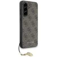 Guess 4G Charms Collection - Etui do Samsung Galaxy A36 5G (brązowy)