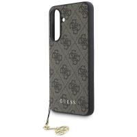 Guess 4G Charms Collection - Etui do Samsung Galaxy A36 5G (brązowy)