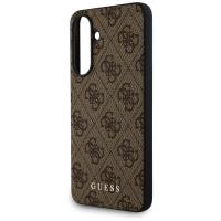 Guess 4G Metal Gold Logo - Etui do Samsung Galaxy A36 5G (brązowy)