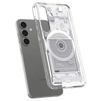 Spigen Ultra Hybrid Mag MagSafe - Etui do Samsung Galaxy S25 (Zero One White)