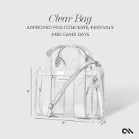 Case-Mate Micro Tote Bag - Wodoodporna torba na ramię (Silver Chrome/Clear)