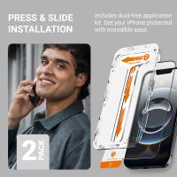 Crong EasyShield 2-Pack - Szkło hartowane iPhone 16e / iPhone 14 / iPhone 13 / iPhone 13 Pro (2 sztuki)