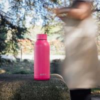 Quokka Solid - Butelka termiczna ze stali nierdzewnej 510 ml (Raspberry Pink)