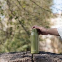 Quokka Solid - Butelka termiczna ze stali nierdzewnej 510 ml (Olive Green)