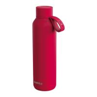 Quokka Solid With Strap - Butelka termiczna ze stali nierdzewnej 630 ml z paskiem (Cherry Red) Quokka Solid With Strap - Butelka termiczna ze stali nierdzewnej 630 ml z paskiem (Cherry Red)