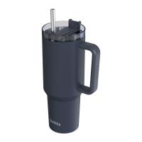 Quokka Stream - Kubek termiczny ze stali nierdzewnej 1200 ml ze słomką (Graphite) Quokka Stream - Kubek termiczny ze stali nierdzewnej 1200 ml ze słomką (Graphite)