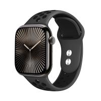 Crong Duo Sport - Pasek do Apple Watch 44/45/46/49 mm (szary/czarny)