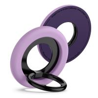 Spigen Nano Pop MagSafe Phone Ring - Magnetyczny uchwyt na palec z funkcją podstawki (Grape Purple) Spigen Nano Pop MagSafe Phone Ring - Magnetyczny uchwyt na palec z funkcją podstawki (Grape Purple)