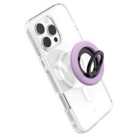 Spigen Nano Pop MagSafe Phone Ring - Magnetyczny uchwyt na palec z funkcją podstawki (Grape Purple)