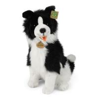 Rappa - Pluszowa maskotka siedzący Pies Border Collie 40 cm Eco-Friendly