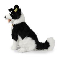 Rappa - Pluszowa maskotka siedzący Pies Border Collie 40 cm Eco-Friendly
