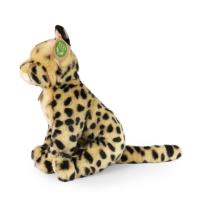 Rappa - Pluszowa realistyczna maskotka Serwal siedzący 30 cm Eco-Friendly