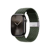 Crong Wave Band – Pleciony pasek do Apple Watch 44/45/46/49 mm (zielony) Crong Wave Band – Pleciony pasek do Apple Watch 44/45/46/49 mm (zielony)