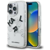Karl Lagerfeld IML Sketched Graphic - Etui iPhone 16 Pro (przezroczysty) Karl Lagerfeld IML Sketched Graphic - Etui iPhone 16 Pro (przezroczysty)