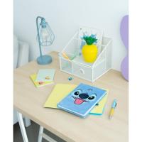Disney Stitch - Pluszowy notatnik A5 + długopis latarka z kolekcji Tropical