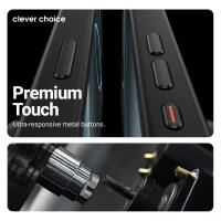 Crong Hybrid Frost MAG Cover - Etui MagSafe iPhone 17 Air (czarny)