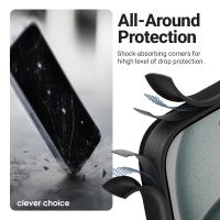 Crong Hybrid Frost MAG Cover - Etui MagSafe iPhone 17 Air (czarny)