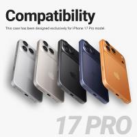 Crong Hybrid Frost MAG Cover - Etui MagSafe iPhone 17 Pro (czarny)