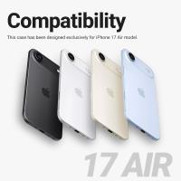 Crong Hybrid Frost MAG Cover - Etui MagSafe iPhone 17 Air (czarny)