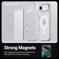 Crong Clear MAG Cover - Etui MagSafe iPhone 17 Pro Max (przezroczysty)