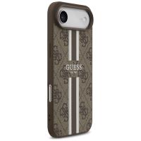 Guess 4G Printed Stripes MagSafe - Etui iPhone 17 Air (brązowy)