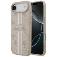Guess 4G Printed Stripes MagSafe - Etui iPhone 17 Air (różowy)